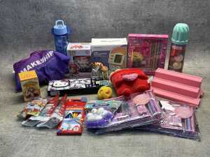 Group of girls toys