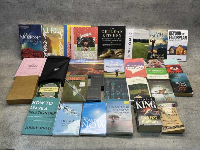 Group of books