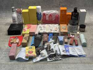 Group of beauty products