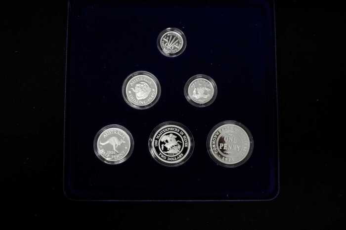 Masterpieces in Silver 1999 silver proof coin set, 40.05g