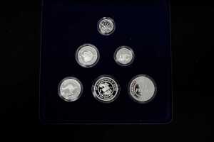 Masterpieces in Silver 1999 silver proof coin set, 40.05g