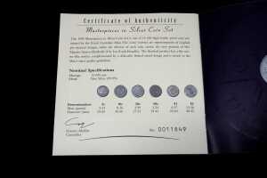 Masterpieces in Silver 1999 silver proof coin set, 40.05g - 5