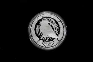 Australia's 2000 Kookaburra silver proof coin set, 2oz. - 4