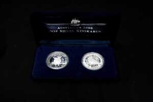 Australia's 2000 Kookaburra silver proof coin set, 2oz. - 6