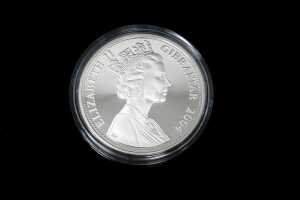 D-Day Allies Gibraltar 2004 10 pound silver proof coin, 5oz - 2