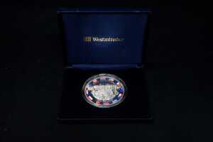 D-Day Allies Gibraltar 2004 10 pound silver proof coin, 5oz - 3