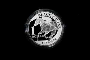 Black Caviar 2013 $1 silver proof coin 1oz and stamp sets - 2