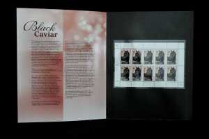 Black Caviar 2013 $1 silver proof coin 1oz and stamp sets - 4