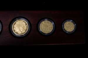Australian 2010 six-coin gold proof set, 99.99% gold, 113.56g - 3