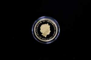 Returned Services League Centenary 2016 $25 gold proof coin, 99.99% gold 0.25 oz - 2