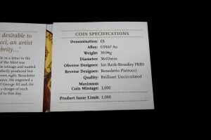 UK Brilliant Uncirculated Sovereign 2009 5 pounds, 39.94g - 5