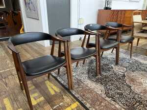 Set of four Farstrup model 213 mid-century armchairs - 2