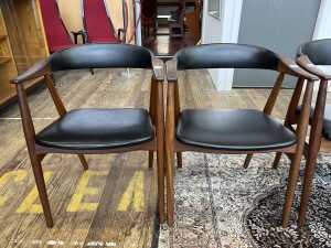 Set of four Farstrup model 213 mid-century armchairs - 4