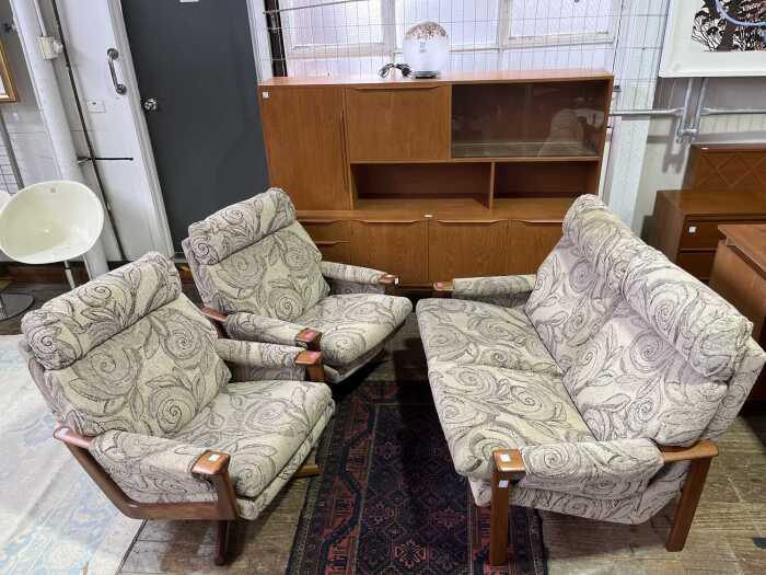Tessa T21 mid-century three piece lounge suite