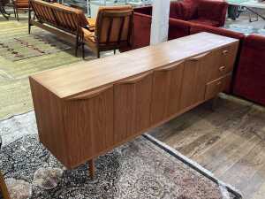 Chiswell 'wave handle' mid-century teak sideboard - 2