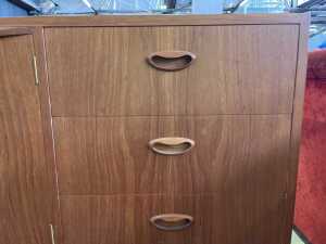 Chiswell 'wave handle' mid-century teak sideboard - 6