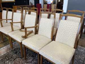 Rosando mid-century Queensland blackbean set of 12 dining chairs - 2