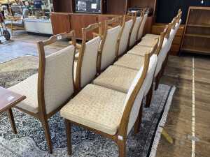 Rosando mid-century Queensland blackbean set of 12 dining chairs - 4