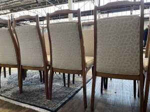 Rosando mid-century Queensland blackbean set of 12 dining chairs - 5