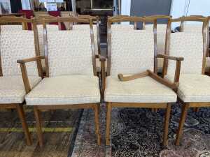 Rosando mid-century Queensland blackbean set of 12 dining chairs - 6