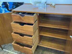 Dario Zoureff, mid-century teak sideboard - 4