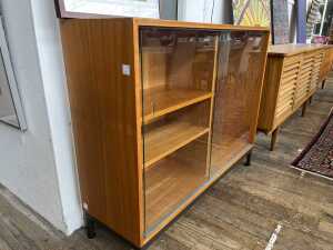 Danish teak display cabinet - 2