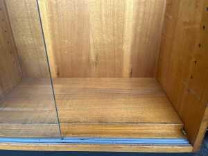 Danish teak display cabinet - 5