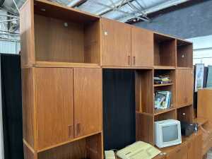 Atel mid-century modular teak wall unit - 2