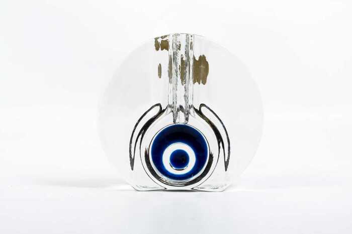 Mid-century Italian glass solifleur vase