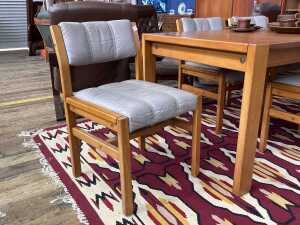 Danish Deluxe mid-century teak seven piece dining suite - 2