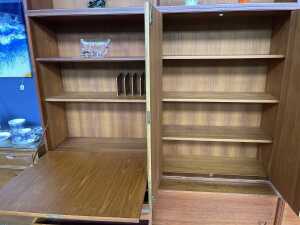 Danish mid-century modular teak wall unit - 3