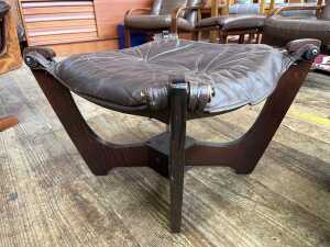 Odd Knutsen, Two Norwegian mid-century Luna footstools - 2