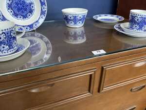 Standis Furniture mid-century Victorian ash chest of four drawers - 4