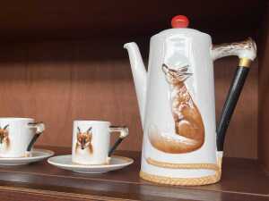Royal Doulton 'Reynard the Fox' porcelain coffee setting for 12, 1950s - 2