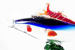 Art glass fish figure - 2