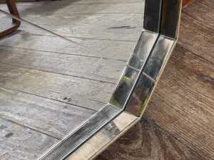 Contemporary irregular dodecagon wall mirror - 2