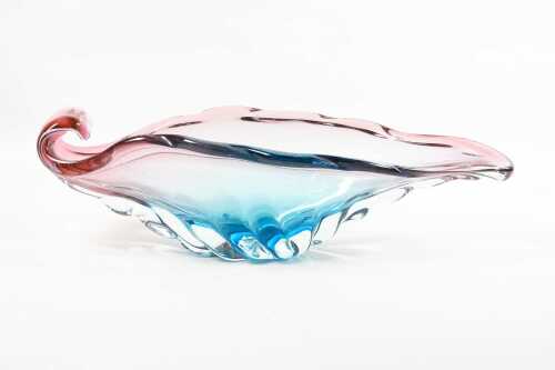 Mid-century organic form centrepiece bowl