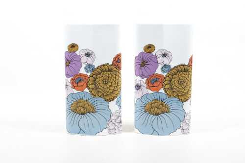 Pair of Rosenthal Studio Line 'Patras' porcelain vases.
