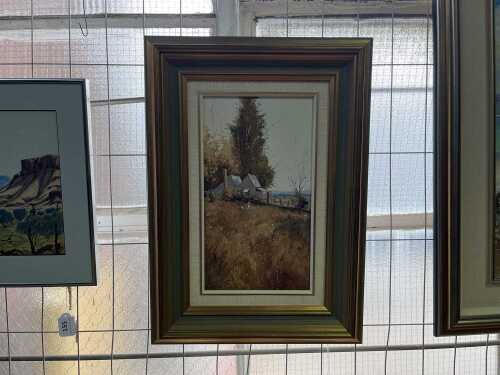 Richard Chamerski (1951-2022), The Old Cottage Castlemaine. Oil painting on board
