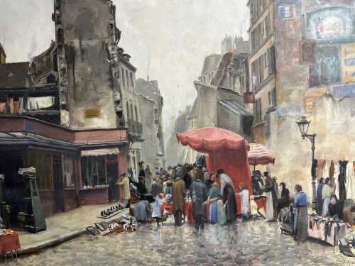 P.F. Mackey, Paris. Oil painting on canvas