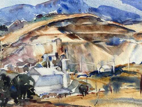Ivy Burton Fox (1899-1987), (Quarry), watercolour painting on paper