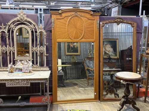 French Empire style Trumeau mirror