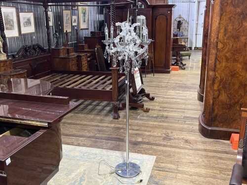 Chandelier style standard lamp