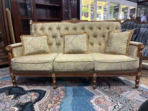 French style three seat sofa