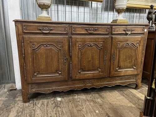 Antique French Provincial oak sideboard