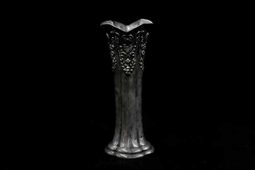 Antique Walker and Hall English weighted sterling silver vase