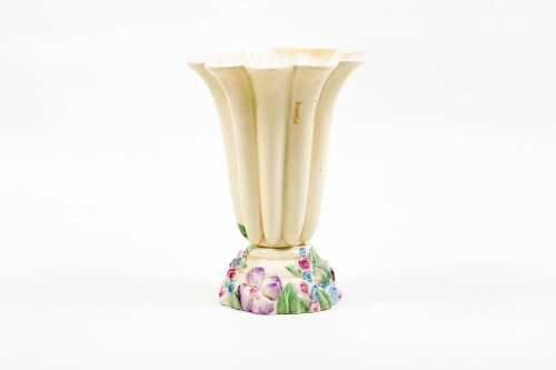 Clarice Cliff 'My Garden' scalloped ceramic vase