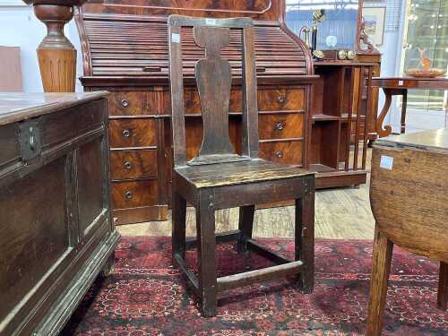 Queen Anne oak chair, c.1700