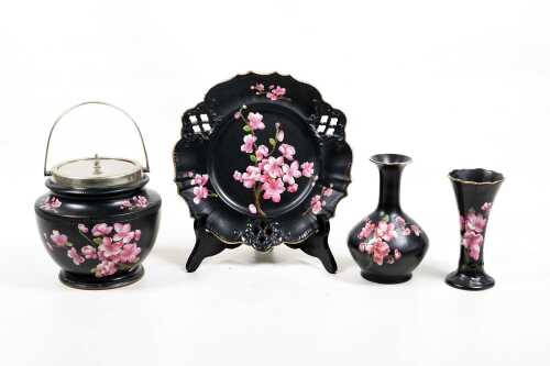 Four antique Carlton Ware porcelain pieces