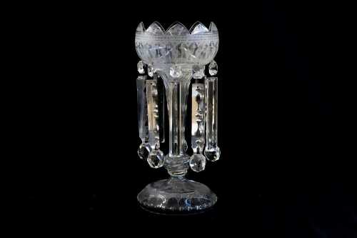 Etched and cut crystal lustre